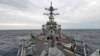 美国海军导弹驱逐舰贝瑞号2020年4月23日航经台湾海峡(美国海军第七舰队脸书)