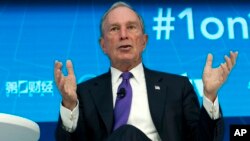 Tỷ phú Michael Bloomberg. 