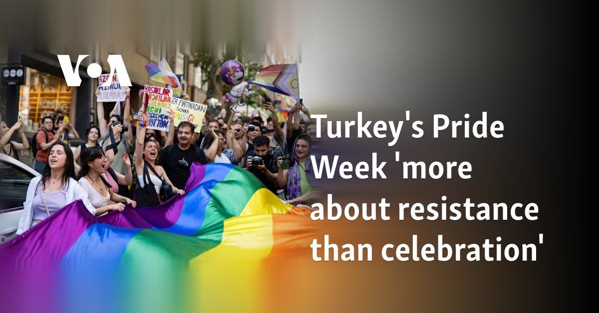 Turkey's Pride Week 'more about resistance than celebration'