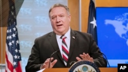 “El brazo regulador de la OMS claramente falló durante toda esta pandemia”, sentenció el secretario de Estado de EE.UU., Mike Pompeo, en una rueda de prensa celebrada el miércoles 22 de abril de 2020.