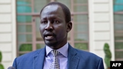South Sudan opposition spokesman Lul Ruai Koang says his side was taken by surprise by the 100-plus government delegation that showed up in Addis Ababa for the third round of peace talks. 