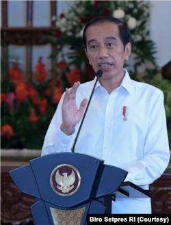 Presiden Jokowi dalam acara Musrembangnas Tahun 2021 di Istana Negara , Jakarta, Selasa (4/5) mengatakan Green dan Blue Economy bisa menjadi kekuatan ekonomi Indonesia di masa depan (Foto: Courtesy/Biro Setpres)