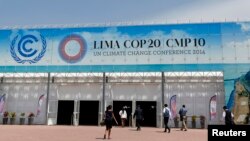 Lokasi berlangsungnya Konferensi Perubahan Iklim PBB di Lima, Peru (4/12). (Reuters/Mariana Bazo)