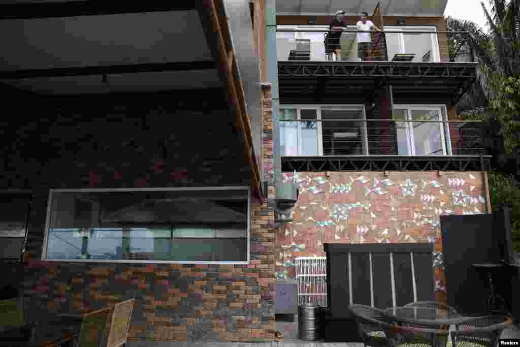 Hotel Mirante do Arvrao, na favela do Vidigal no Rio de Janeiro. Março 25,&nbsp; 2014.