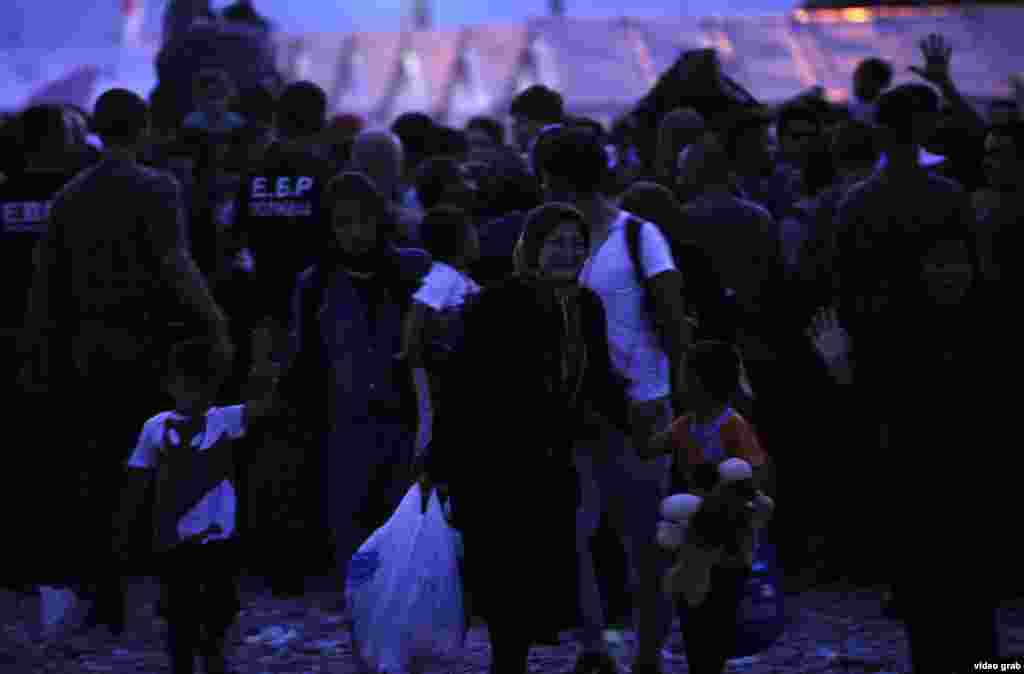 Migrants Macedonia-Greek Border, Gevgelija 2 September 24, 2015