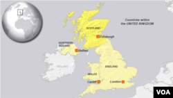 Countries within the United Kingdom