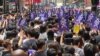 香港数以万计市民游击式游行 反对北京引入港版中国国安法 