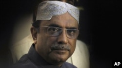 پاکستانی صدر آصف علی زرداری