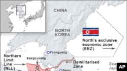 Disputed Area between North and South Korea