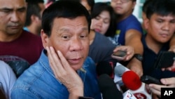 Walikota Davao, Rodrigo Duterte menjadi calon favorit dalam pilpres Filipina (foto: dok).