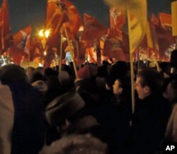 3月5日在莫斯科普希金广场举行的反普京集会