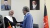 Le président sortant Ashraf Ghani, qui brigue un second mandat de cinq ans, et le Dr. Abdullah Abdullah, chef de l'exécutif, favoris de la présidentielle en Afghanistan.