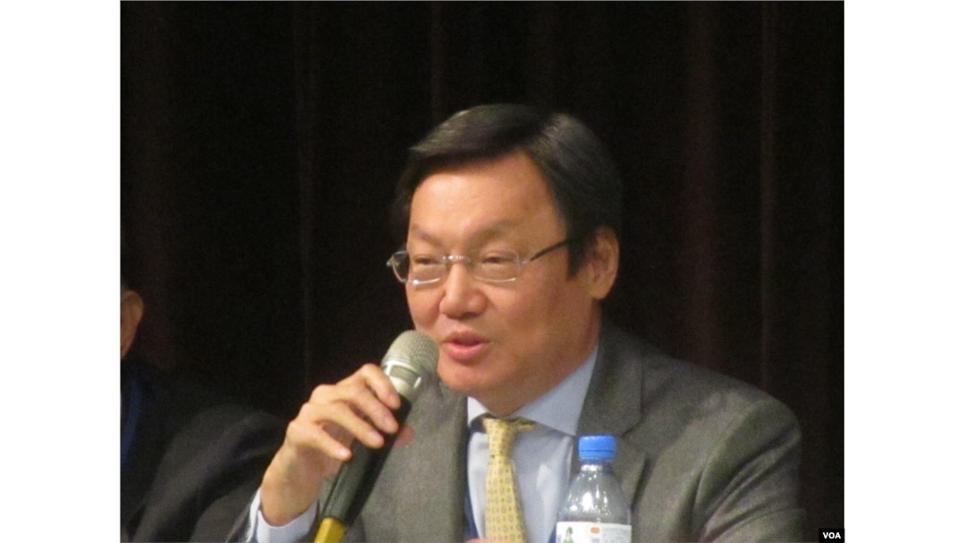 台北论坛基金会董事长苏起 (美国之音张佩芝拍摄 资料照片)