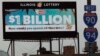 Numbers in $1 Billion US Mega Millions Drawing