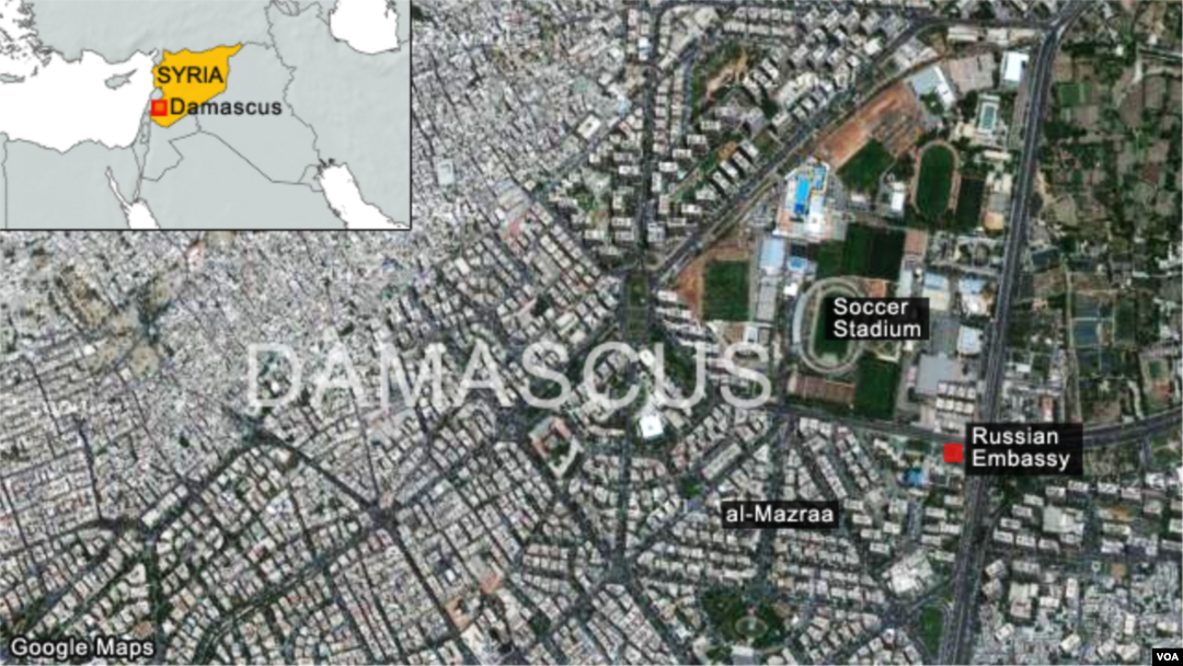 Click to Expand: al-Mazraa neighborhood of Damascus, Syria