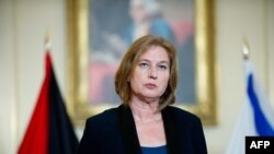 Israel's chief negotiator and Justice Minister Tzipi Livni, State Department, Washington, D.C., July 30, 2013.