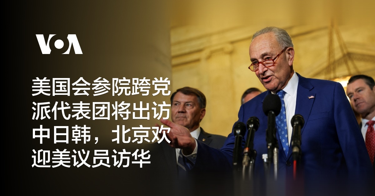 美国会参院跨党派代表团将出访中日韩，北京欢迎美议员访华