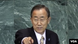 Sekjen PBB Ban Ki-moon sepakat bahwa pembebasan tahanan politik di Birma penting agar pemilu negara tersebut dapat dipercaya.