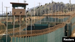 The exterior of Camp Delta is seen at the U.S. Naval Base at Guantanamo Bay, March 6, 2013. 