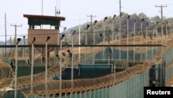 The exterior of Camp Delta is seen at the U.S. Naval Base at Guantanamo Bay, March 6, 2013. 