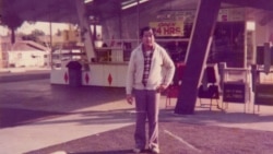 Ted Ngoy standing in front of his first doughnut shop, Christy's Doughnuts, in La Habra, Calif., in 1977. (Greenwich Entertainment)