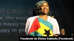 Eloisa Cabinda, estudante são-tomense na China