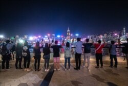 在波罗的海三国的博物馆举行“香港之路”人链示威两周年展览的宣传照片（照片来源：展览义务策展人伍镇星提供）