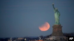 La Estatua de la Libertad en Nueva York.