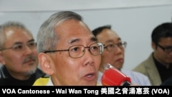 香港時事評論員王永平表示，失去言論及資訊自由香港不能夠成為國際金融中心 (美國之音湯惠芸)