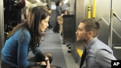 Michelle Monaghan and Jake Gyllenhaal star in "Source Code"