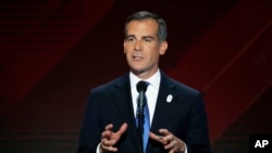 Los Angeles Mayor Eric Garcetti
