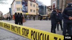 Police is guarding site of protests in Banja Luka