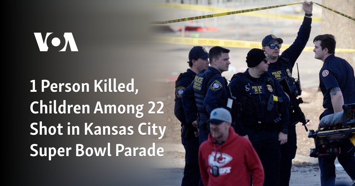 1 Person Killed, Children Among 22 Shot at Kansas City Super Bowl Parade