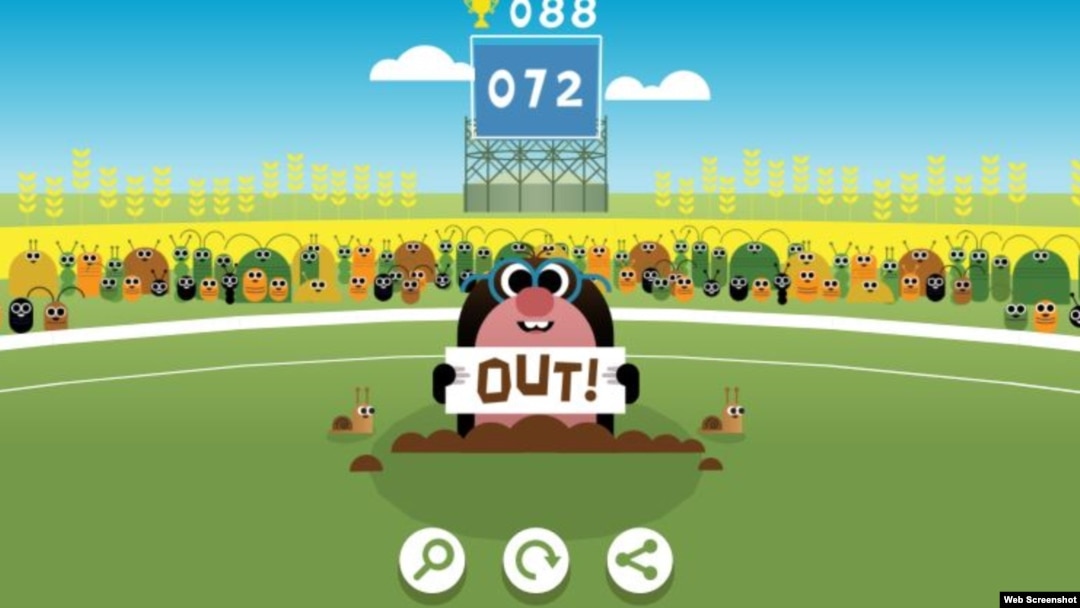 Google Doodle Baseball