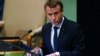 Le président français Emmanuel Macron prend la parole lors du débat général de la 73ème session de l’Assemblée générale des Nations Unies à New York, le 25 septembre 2018.
