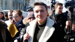 Надежда Савченко, Киев 22 марта 2018
