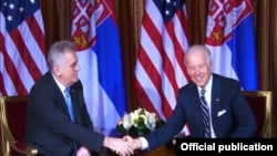 Joseph Biden dhe Tomislav Nikolic