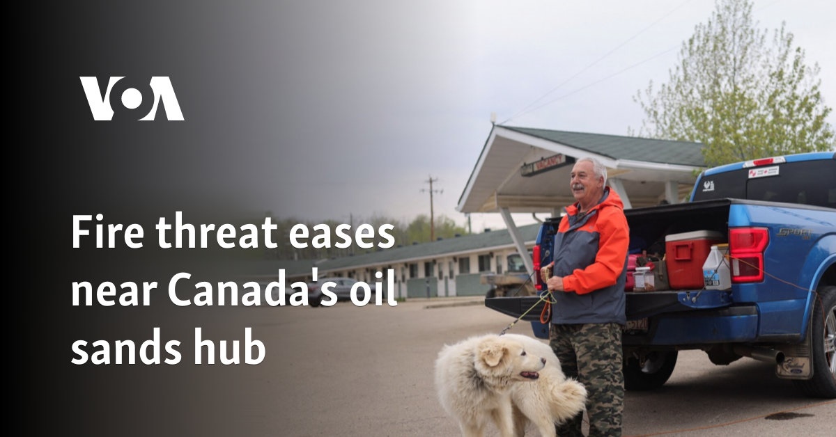 Fire threat eases near Canada's oil sands hub 