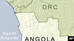 Ramani ya Angola.