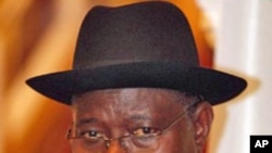 Nigerian President Goodluck Jonathan (file photo)