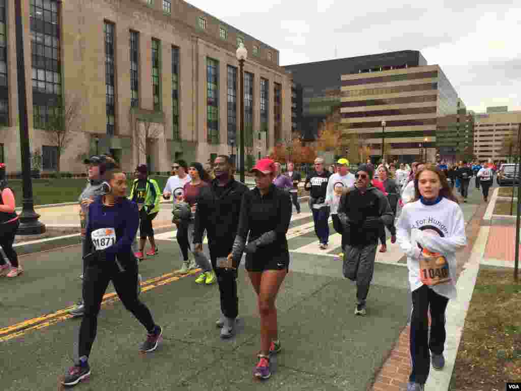 Maratón dedicada a la la lucha contra el hambre en Washington, DC.