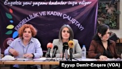 Endamên Meclîsa Jinê ya HDP’ê li Enqerê