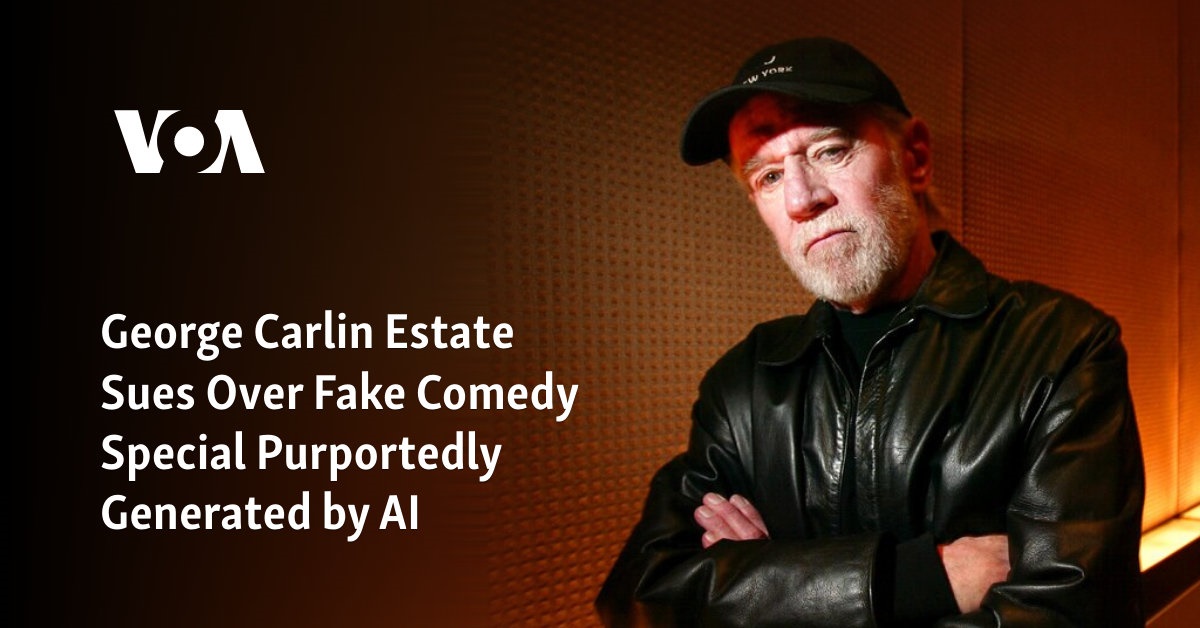 George Carlin Estate klaagt aan wegens nepkomedie die naar verluidt door AI is gemaakt