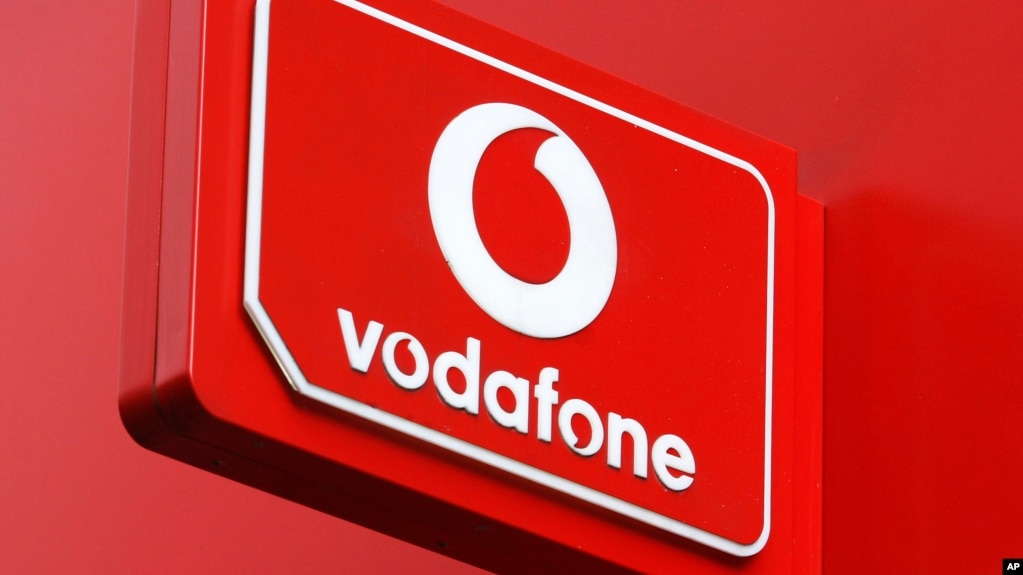 德国公司沃达丰(Vodafone)标识(photo:VOA)