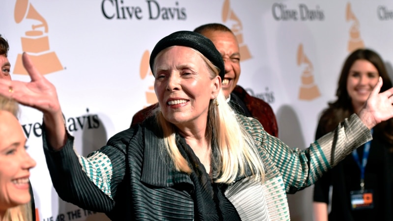 Joni Mitchell joining Neil Young in protest over Spotify