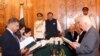 چھ رکنی نگران وفاقی کابینہ نے حلف اٹھالیا