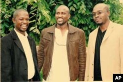 Madlingozi with friends before a recent awards ceremony in South Africa…The singer maintains a relatively low public profile, even though he’s immensely popular throughout Africa