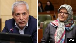ناهید خداکرمی و محمود میرلوحی دو عضو شورای شهر تهران که به دادسرا احضار شدند