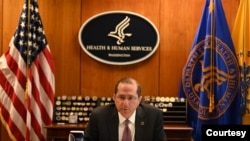 Bộ trưởng Y tế và các vấn đề nhân sinh Hoa Kỳ Alex Azar.