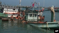 The boat was seized in the Bashi Channel, between Taiwan and the Philippines.